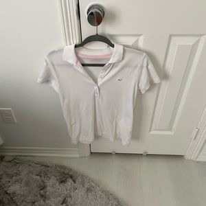 White Vineyard vines polo